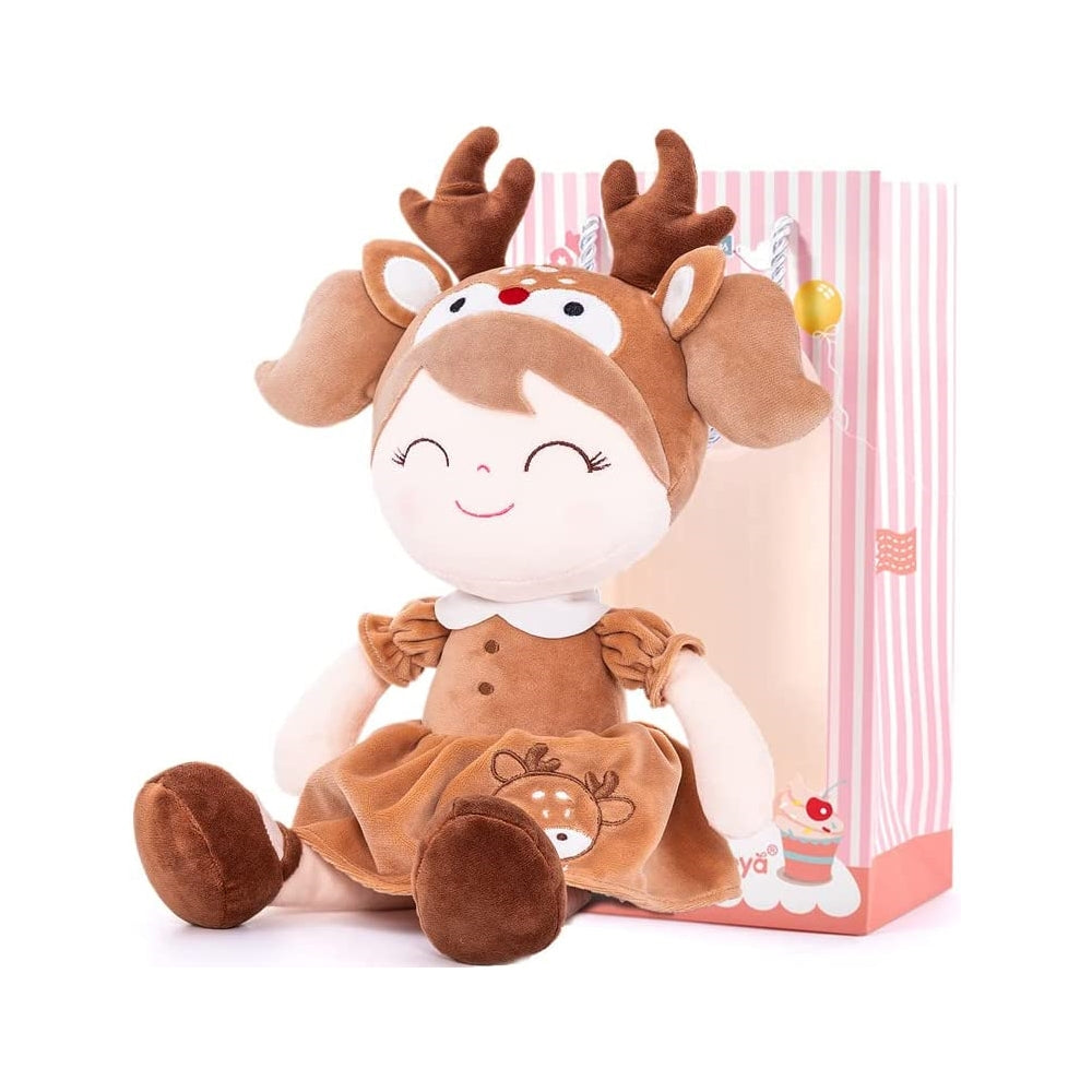 Peluche Muñecas rellenas para bebés con vestido floral