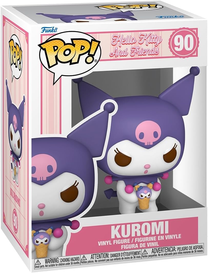 Figurita Funko Pop! Sanrio: Kuromi, personaje de Hello Kitty