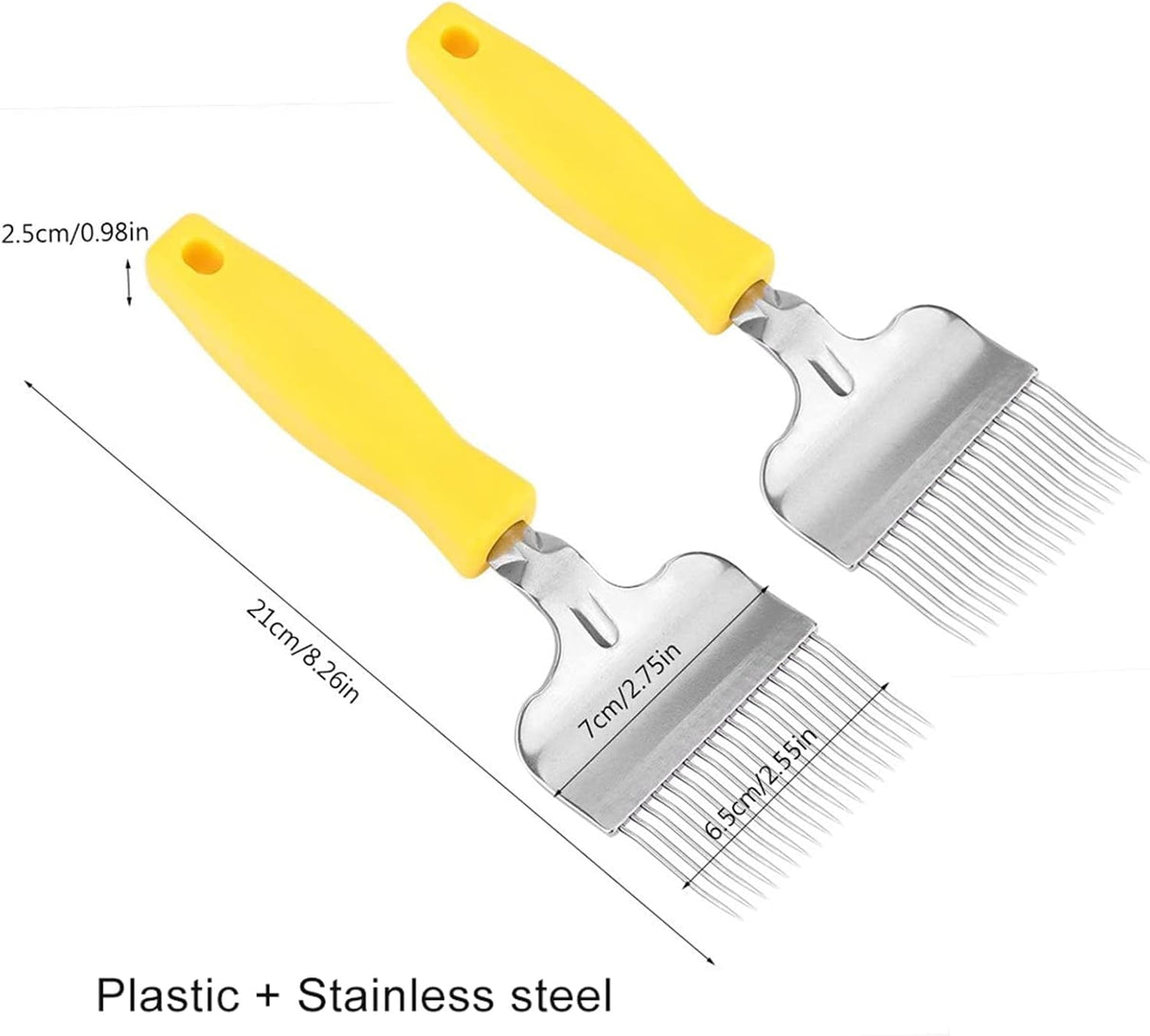 Tenedor Desopercular de Acero Inoxidable, 8.7x2.8in
