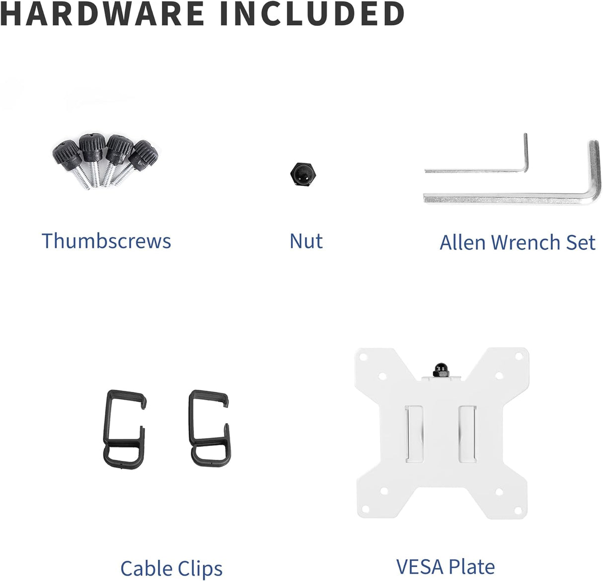 Soporte de monitor ajustable VIVO para pantalla hasta 27” PT-SD-AM01AW