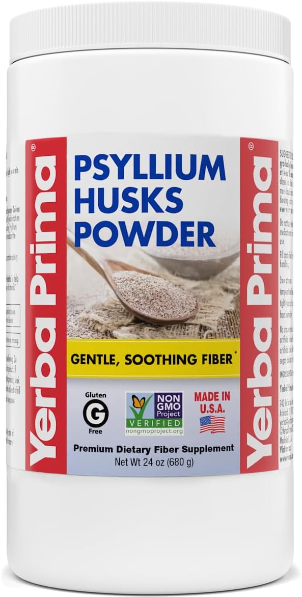 Psyllium Husk Powder Yerba Prima - Fibra Natural 24 oz