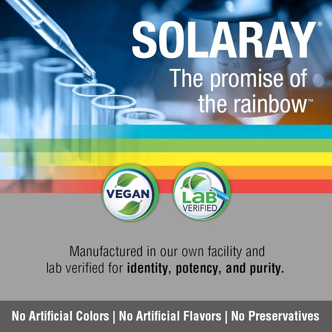 SOLARAY Polvo cristalino de vitamina C de 8 oz en polvo