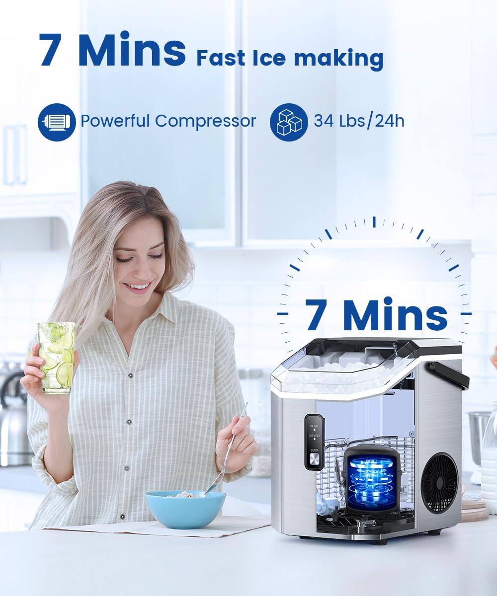 Máquina de cubitos de hielo masticables Z580036 COWSAR