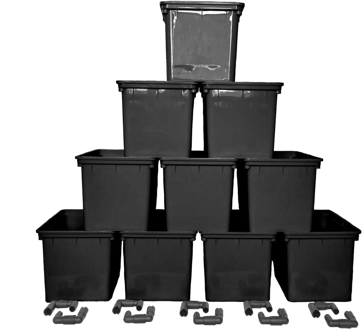 Paquete de 10 Cubos Holandeses - Bato Buckets 11 Litros - Siphon