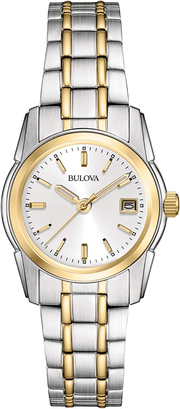 Reloj clásico de cuarzo con calendario 98M105 Bulova