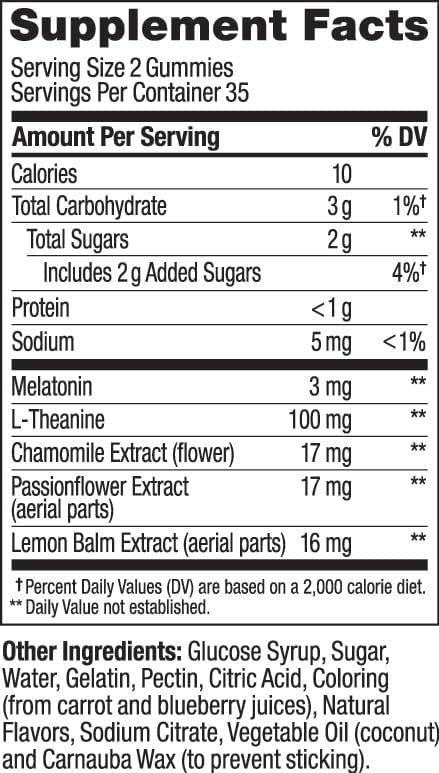 Suplemento OLLY para dormir manzanilla 90 un