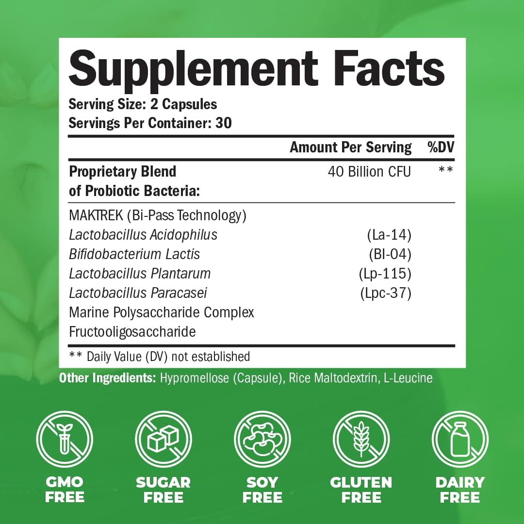 Probiótico de 40 mil millones de UFC - Bifidos - Diarios