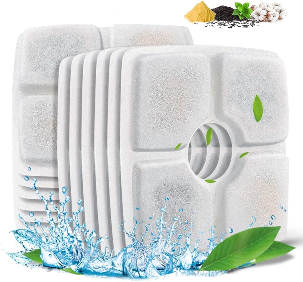 Filtros Comsmart para Fuente de Agua para Mascotas, 12 Pzs