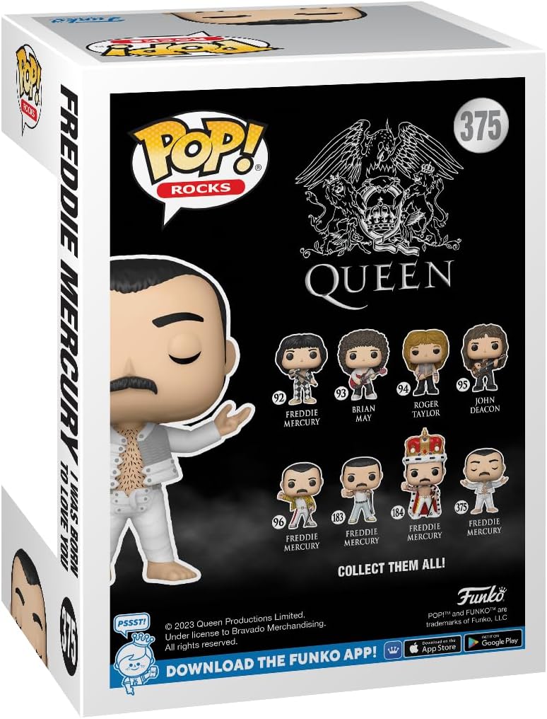 Funko Pop! Rocks: Queen - Freddie Mercury, Nací Para Amarte