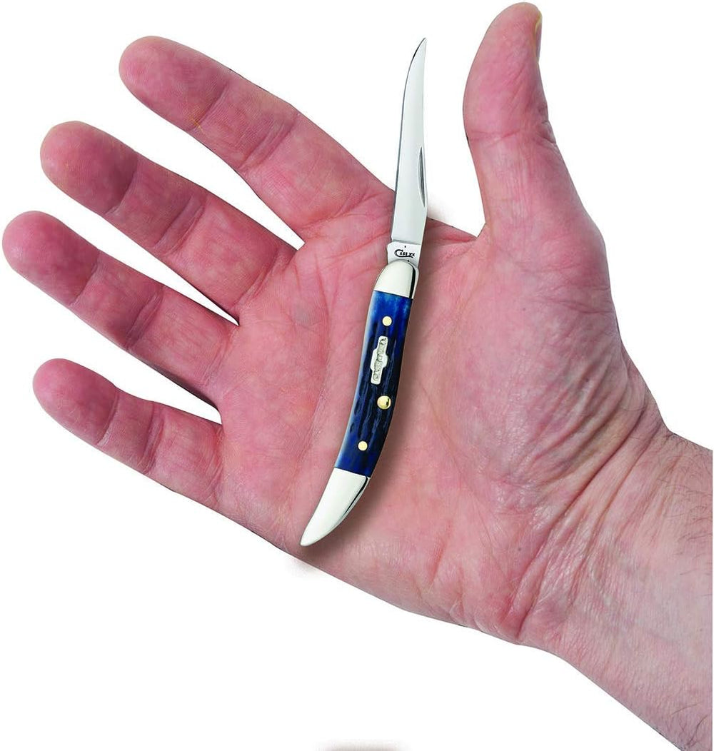Cuchillo de bolsillo de hoja de 3 pulgadas, color azul