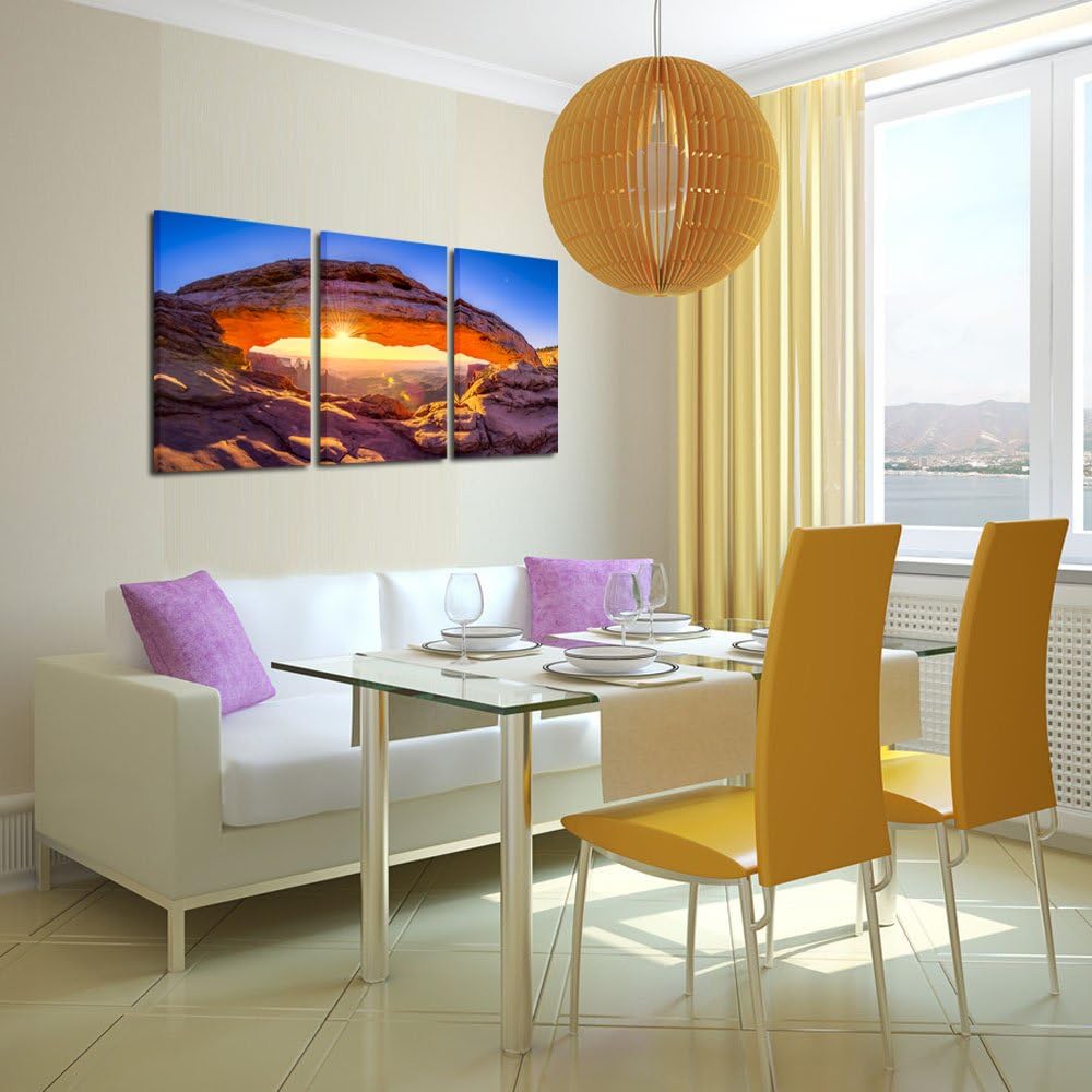 Impresión fotográfica de 3 paneles del Parque Nacional Canyonlands