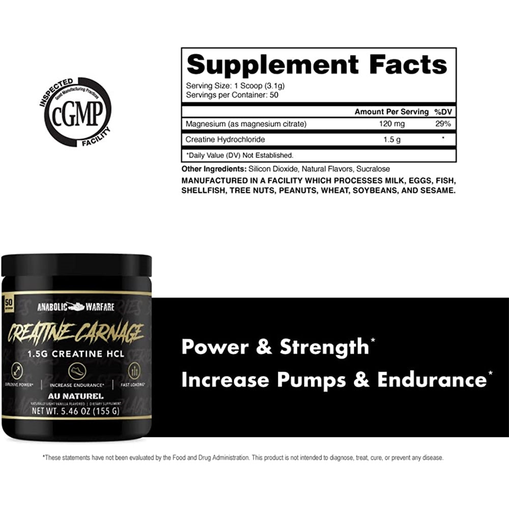 Suplementos Alimenticios Polvo de creatina para músculo