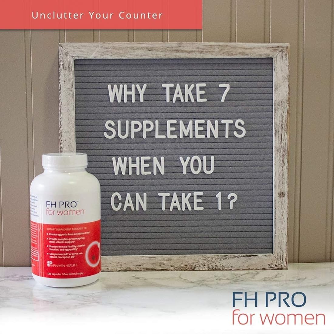 Suplemento Fairhaven Health FH Pro para mujer premium