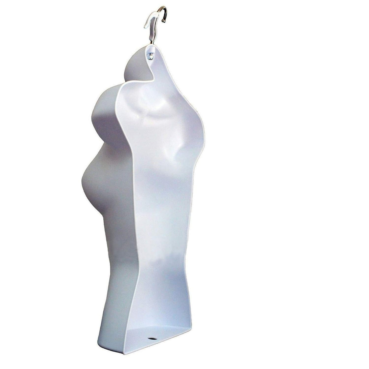 Conjunto de maniquíes torso blanco, S-M, 6 piezas, con gancho