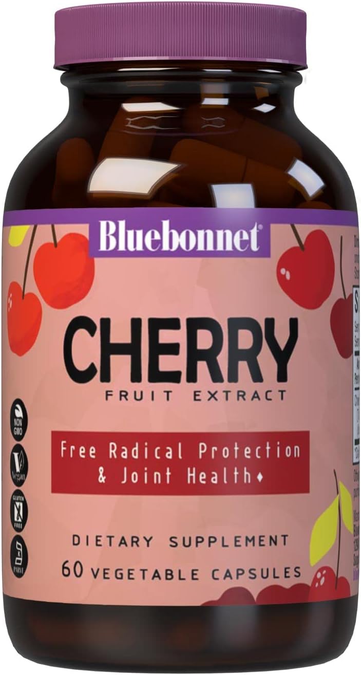 Suplemento BlueBonnet de extracto de fruta de cereza 60 unw