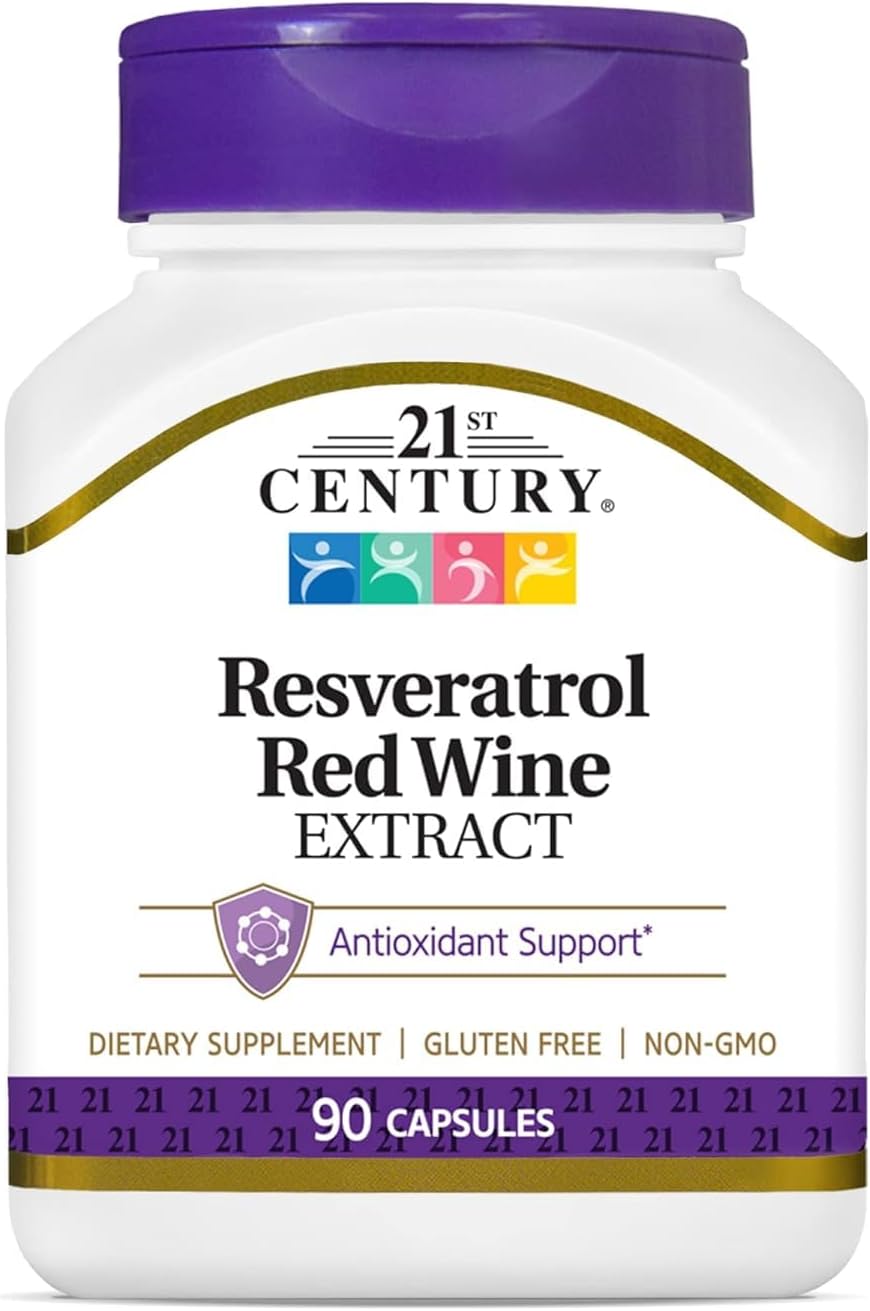Suplemento Cápsulas de extracto de vino tinto de resveratrol