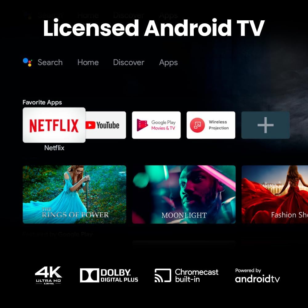 Proyector 4K para juegos BenQ X3100i | 3300 lúmenes, Android TV