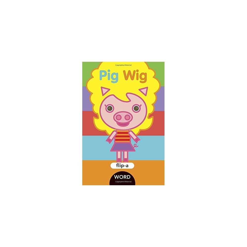 Flip-a-Word: Peluca de cerdo - libro infantil