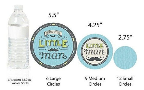 Confeti circular gigante para baby shower