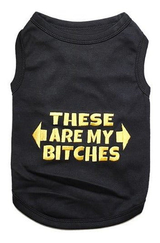 Mascota Parisiense Estas Son Mis Perras Camiseta De Perro,