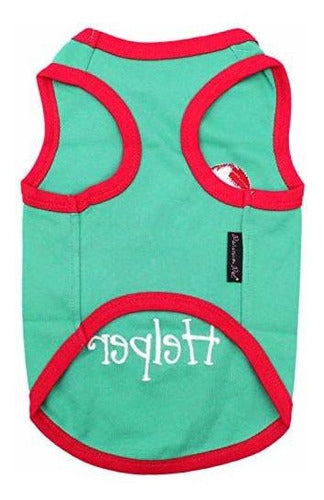 Camiseta Parisina Pet Santa's Little Helper Para Perros