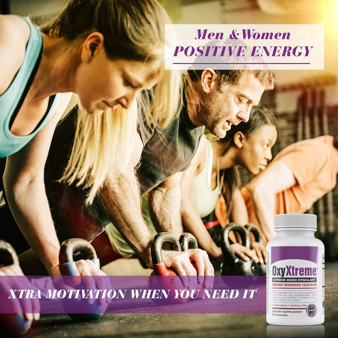 Suplemento GABA Caffeine y Yohimbe Oxy Xtreme energético