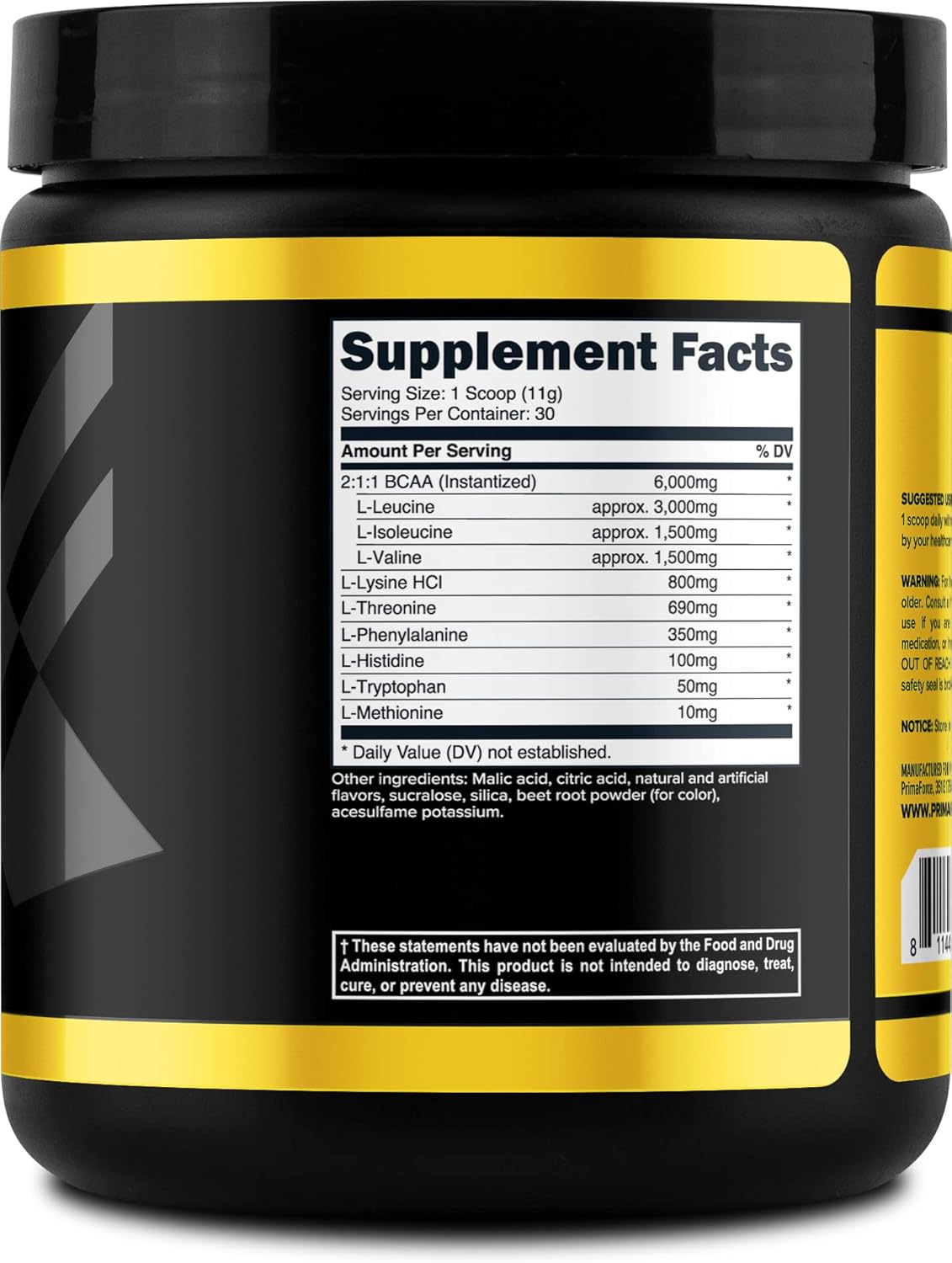 Primaforce EAA Powder Amino Esenciales Pre/Intra Workout 30 Servs