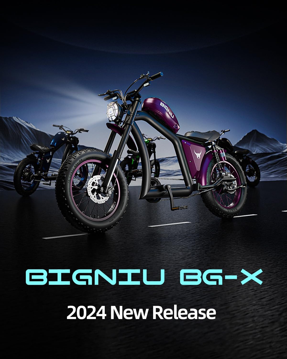 Bicicleta eléctrica BG-X 1500W, 48V, 31.5Ah, 40 millas