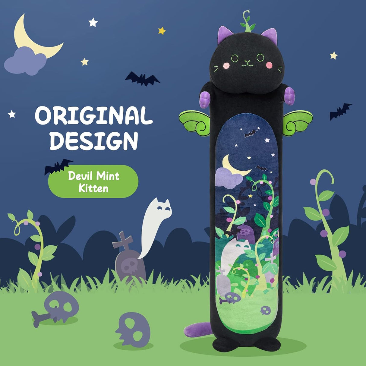 Peluche de gato negro 20 pulgadas