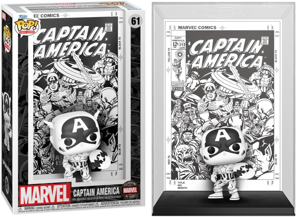 Funko Pop! Comic Cover: Marvel - 85 Aniversario Capitán América