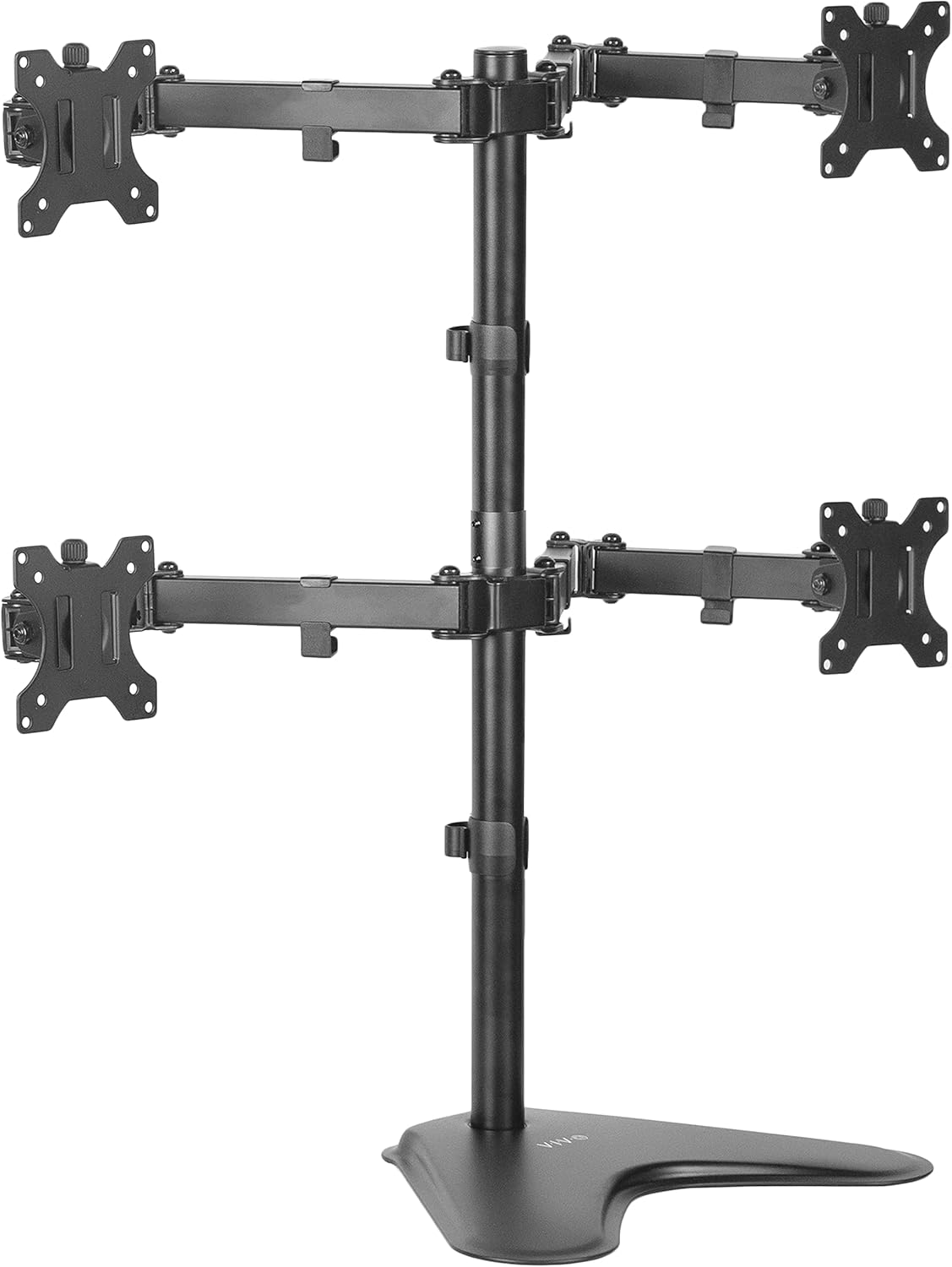 Soporte de Monitor VIVO, Ajustable, para 4 Pantallas, STAND-V004F