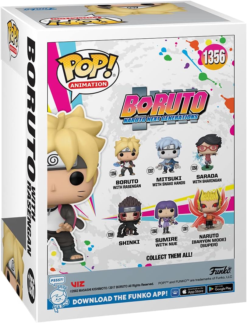 Funko Pop! Boruto con Rasengan, Glow in The Dark, Exclusivo Amazon