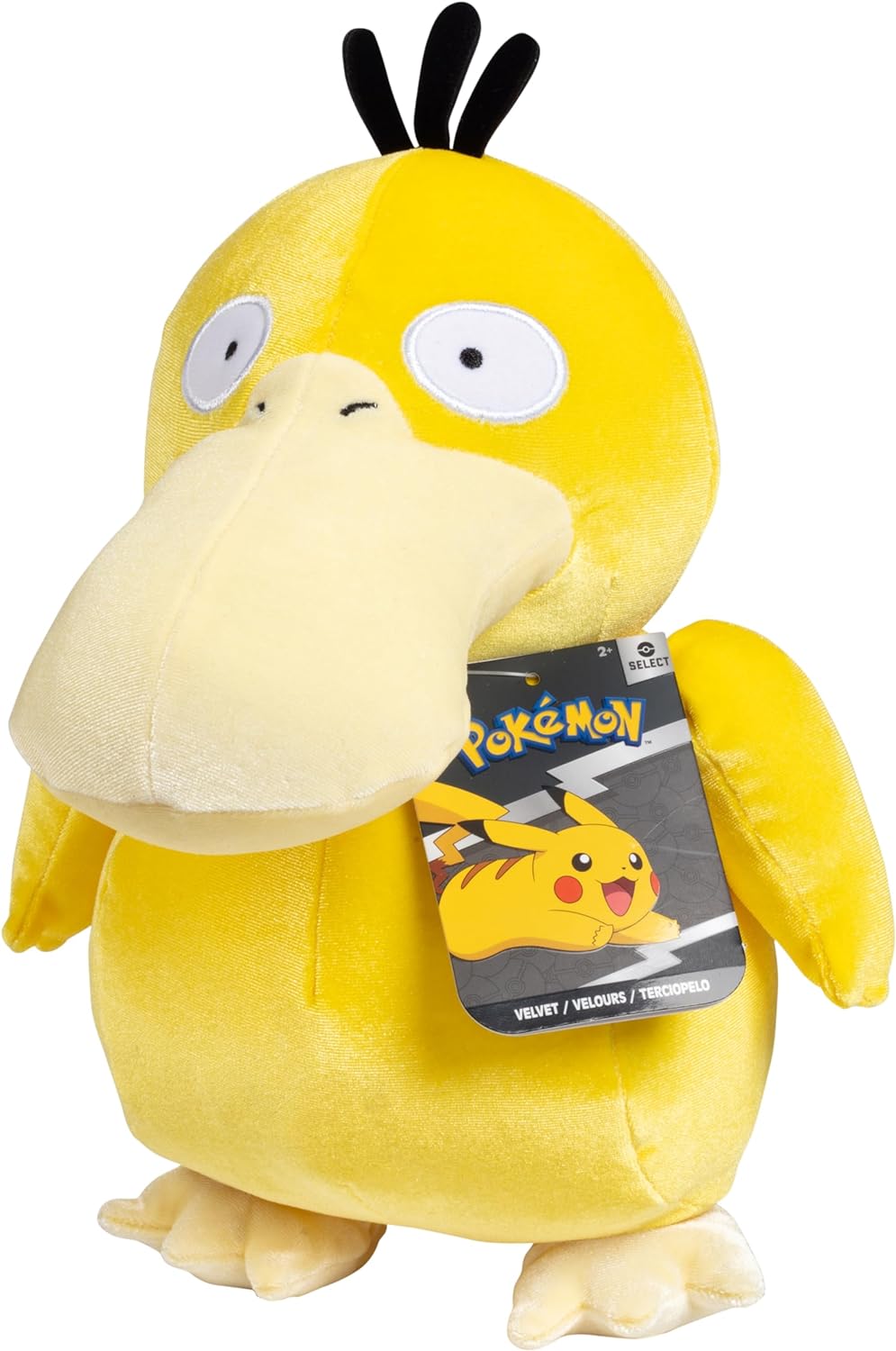 Pokémon Peluche Psyduck de 8 pulgadas, edición oficial de terciopelo, juguete de peluche suave de calidad auténtica, añádelo a tu colección. Regalo para niños, niñas y fanáticos de Pokémon. 8 pulgadas