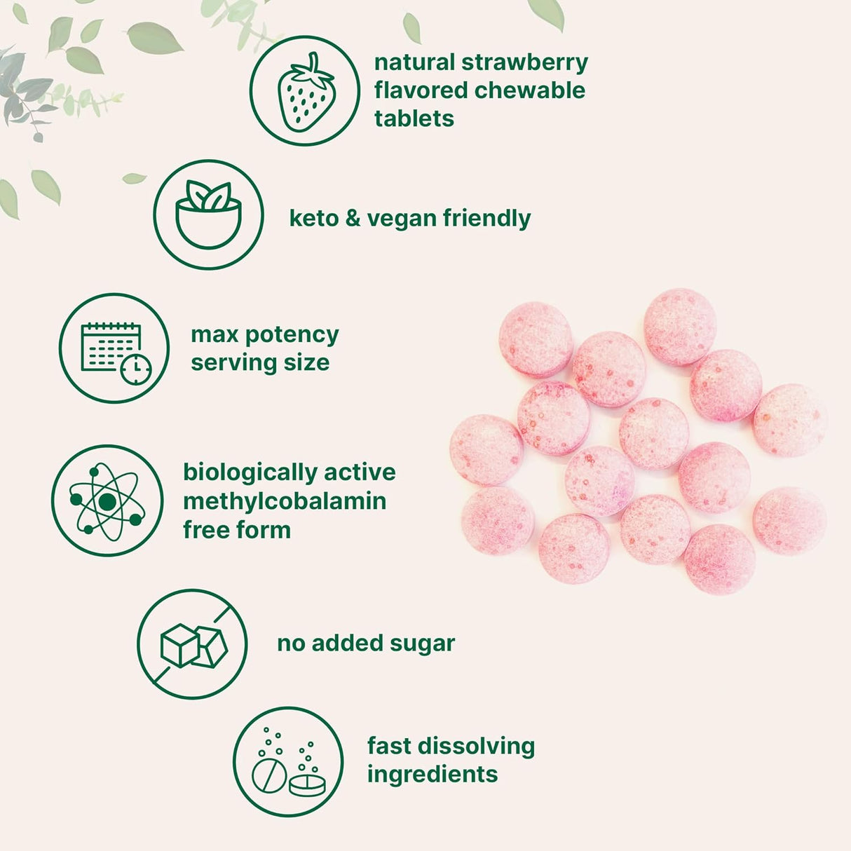 Vitamin B12 5000mcg Methyl B12 Micro Ingredients 240 Tabletas