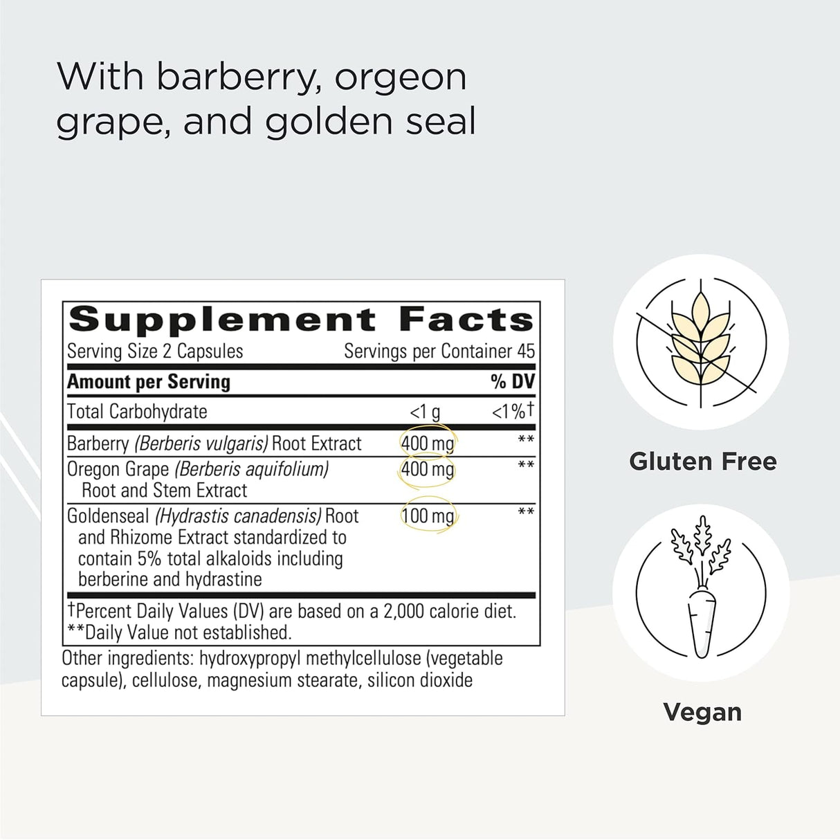 Suplemento Complejo de berberina de Integrative Therapeutic