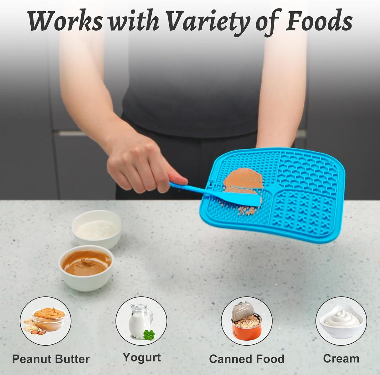 Alfombrilla de lamer para perros y la ansiedad del perro