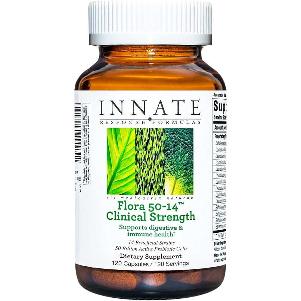 Suplementos Flora 50-14 Clinical Strength 14 cepas vegano
