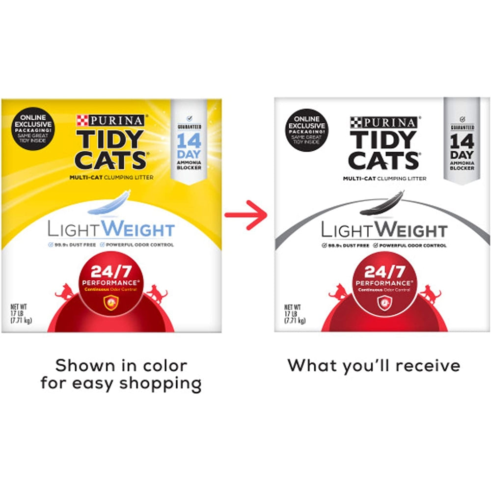 Arena aglutinante ligera para gatos