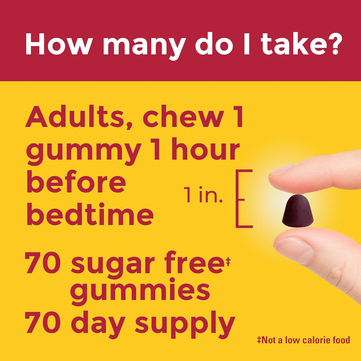 Gomitas extra fuertes de ciclo de sueño azúcar 100%