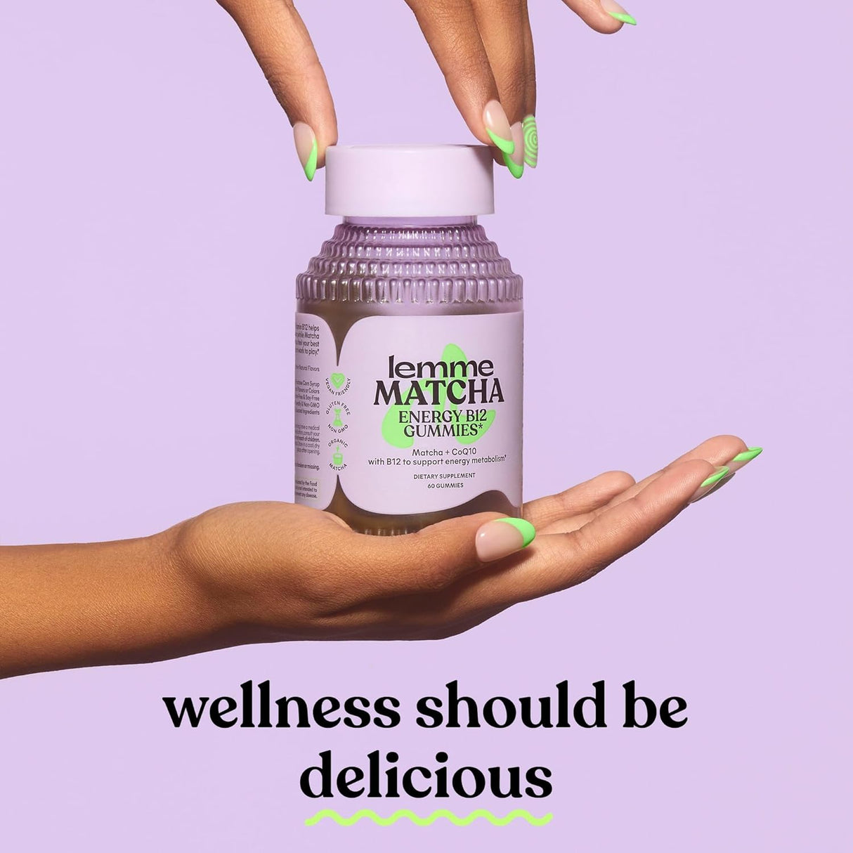 Suplemento Matcha Superfood Gomitas energéticas con té verd