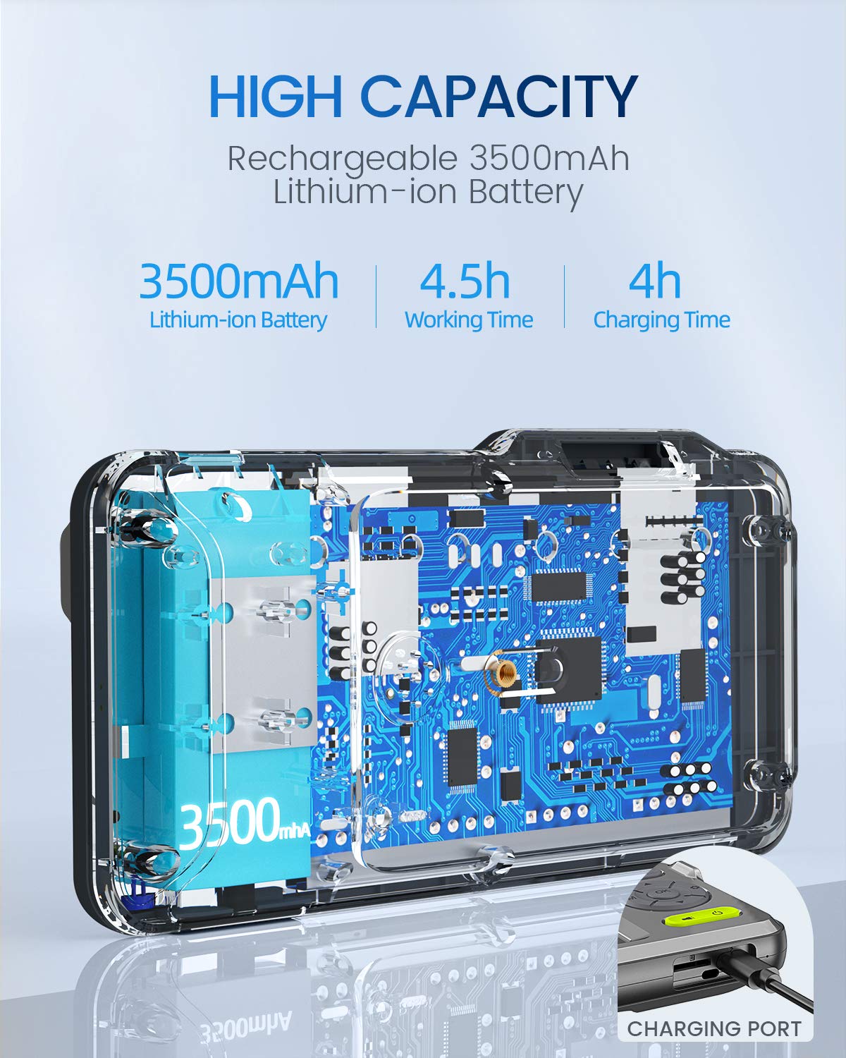 Cámara de inspección de doble lente de 0.197 in, boroscopio