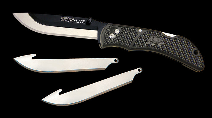 Outdoor Edge - Hoja reemplazable ONYX, cuchillo plegable