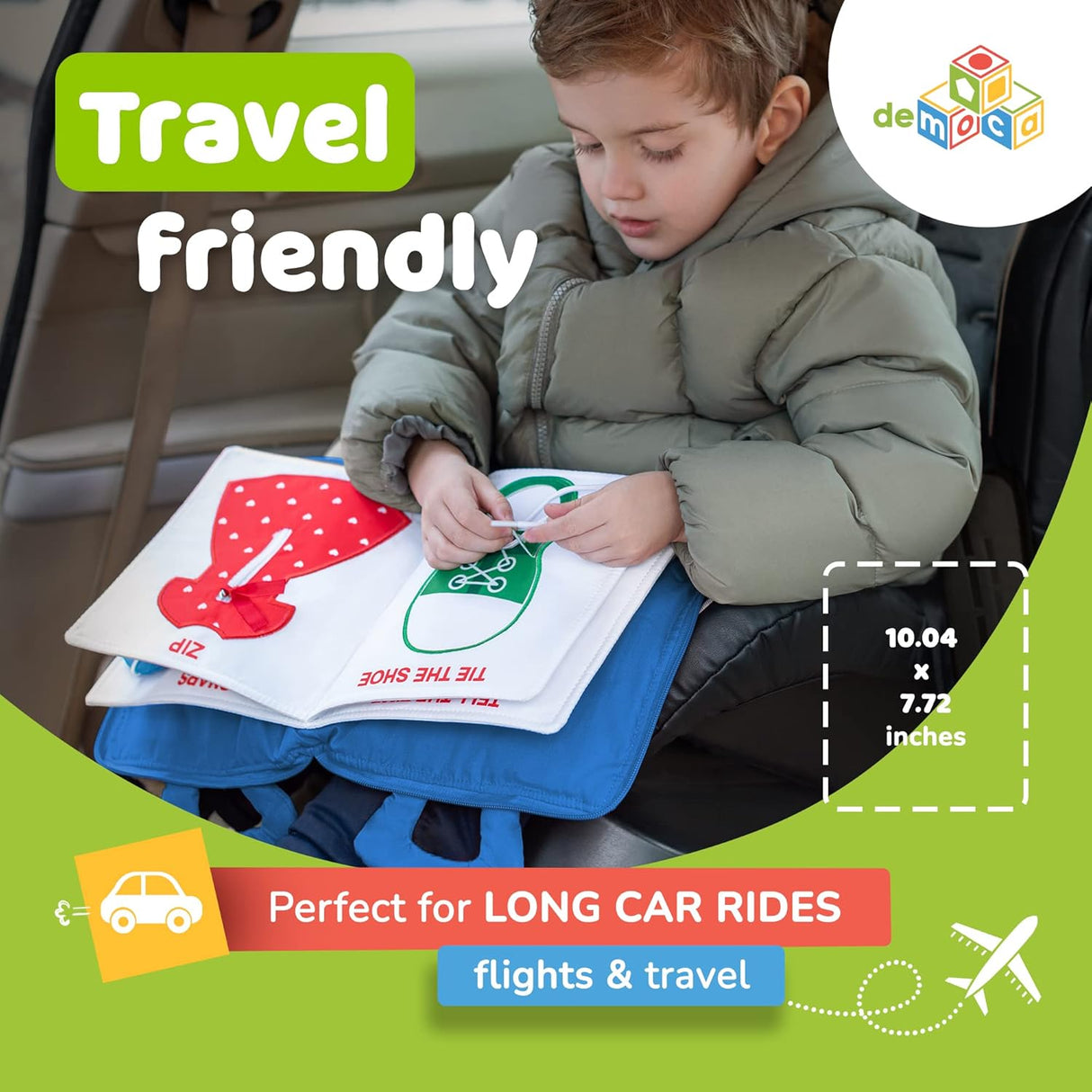 Libro de Actividades de deMoca para Niños de 1-3 Años