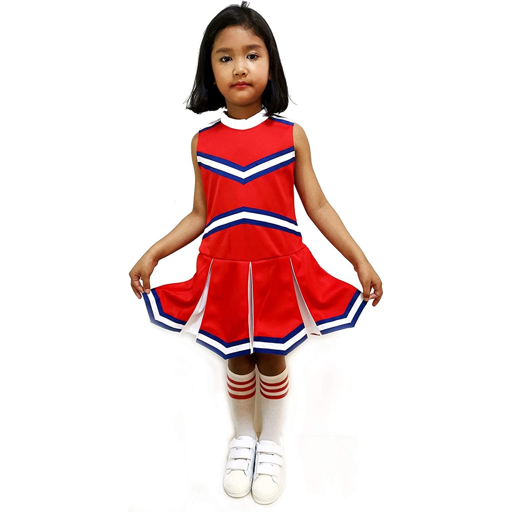 Disfraces de animadora para niñas roja pequeñas talla M