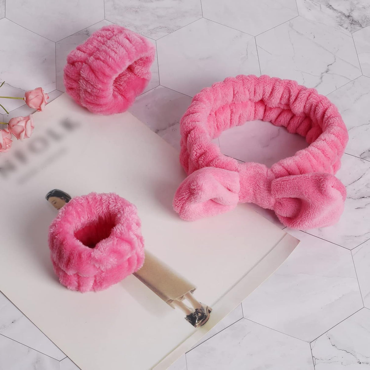 Juego de muñequeras para la cabeza de spa WSYUB