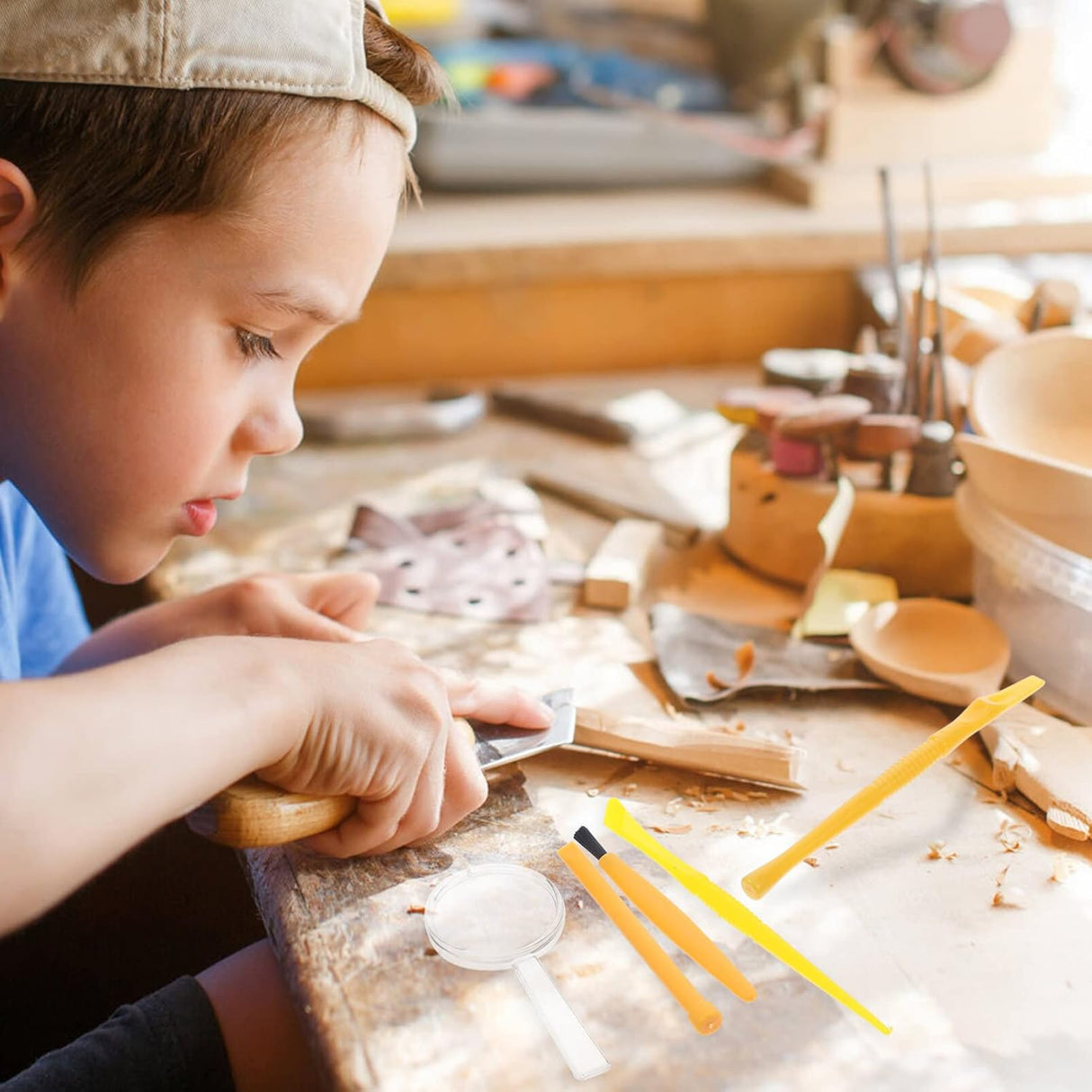 Kit de Excavación de Fosiles Dinosaurios ibasenice - 3 Piezas