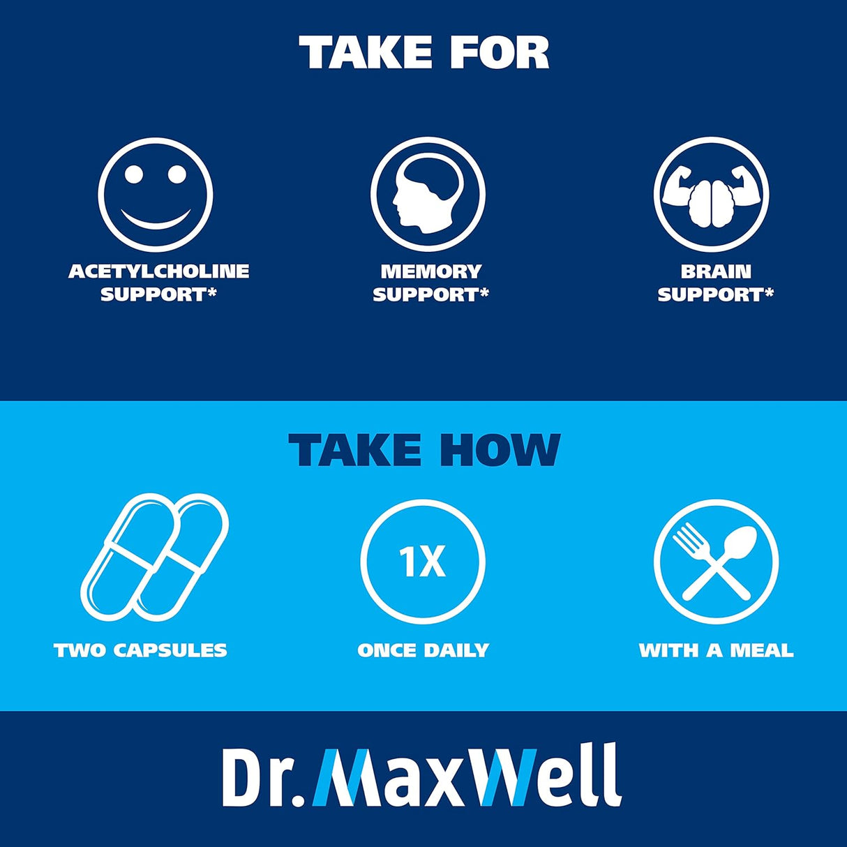 Suplemento Acetilcolina Alpha GPC + Bacopa para Memoria y Aprendizaje