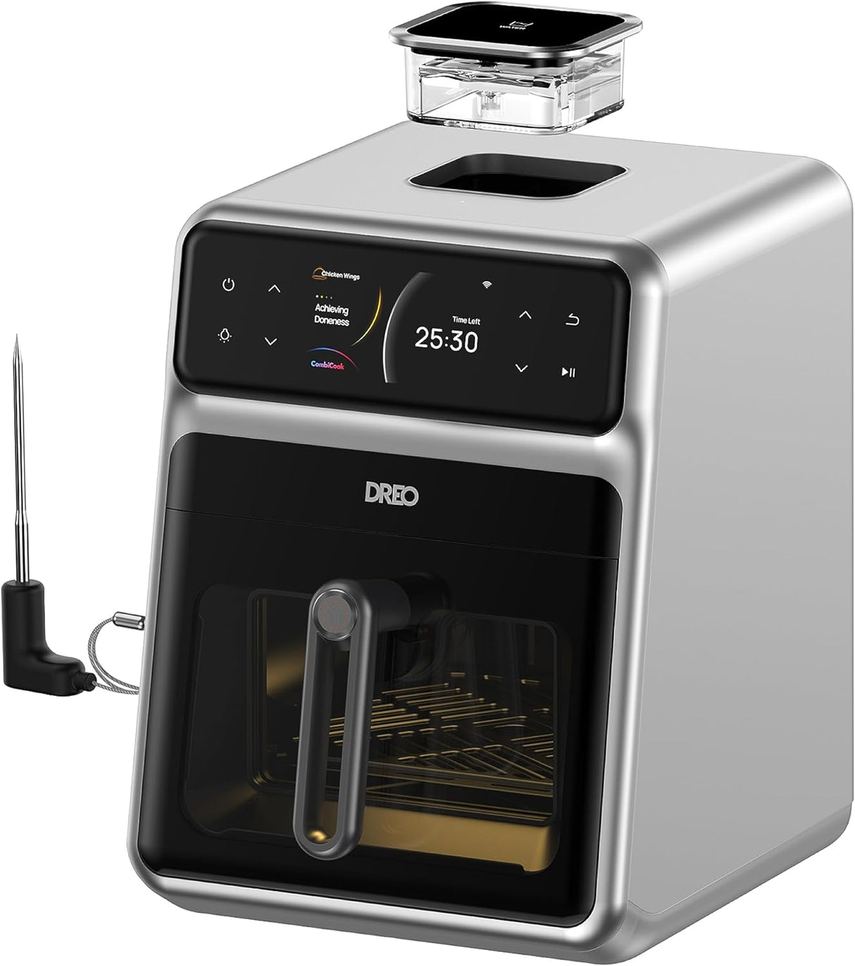 Freidora Dreo ChefMaker, 6 QT, 3 modos, sonda de cocción