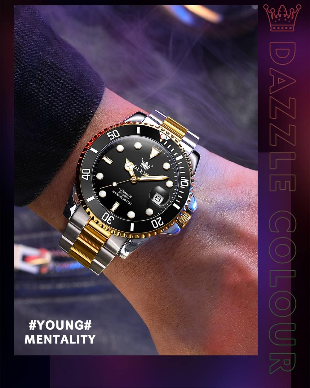 Relojes pde lujo analógicos de oro y plata Tourbillon