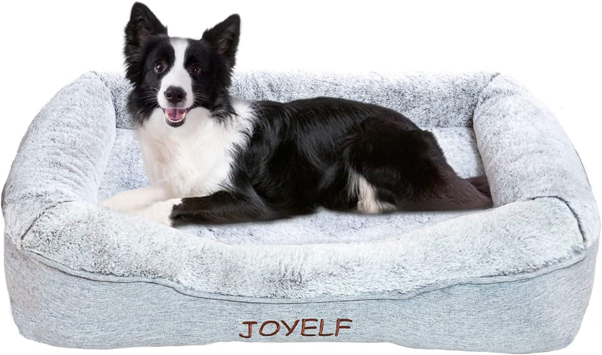 Cama ortopédica para perro JOYELF, espuma memoria, grande, modelo libre